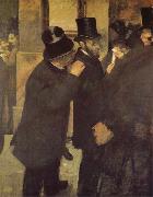 Edgar Degas In the Bourse china oil painting reproduction